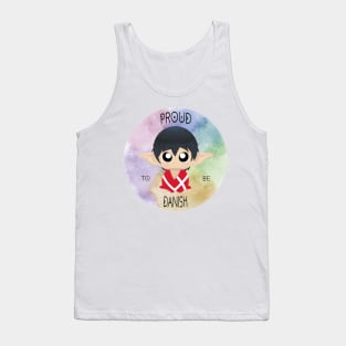 Proud to be Danish (Sleepy Forest Creatures) Tank Top